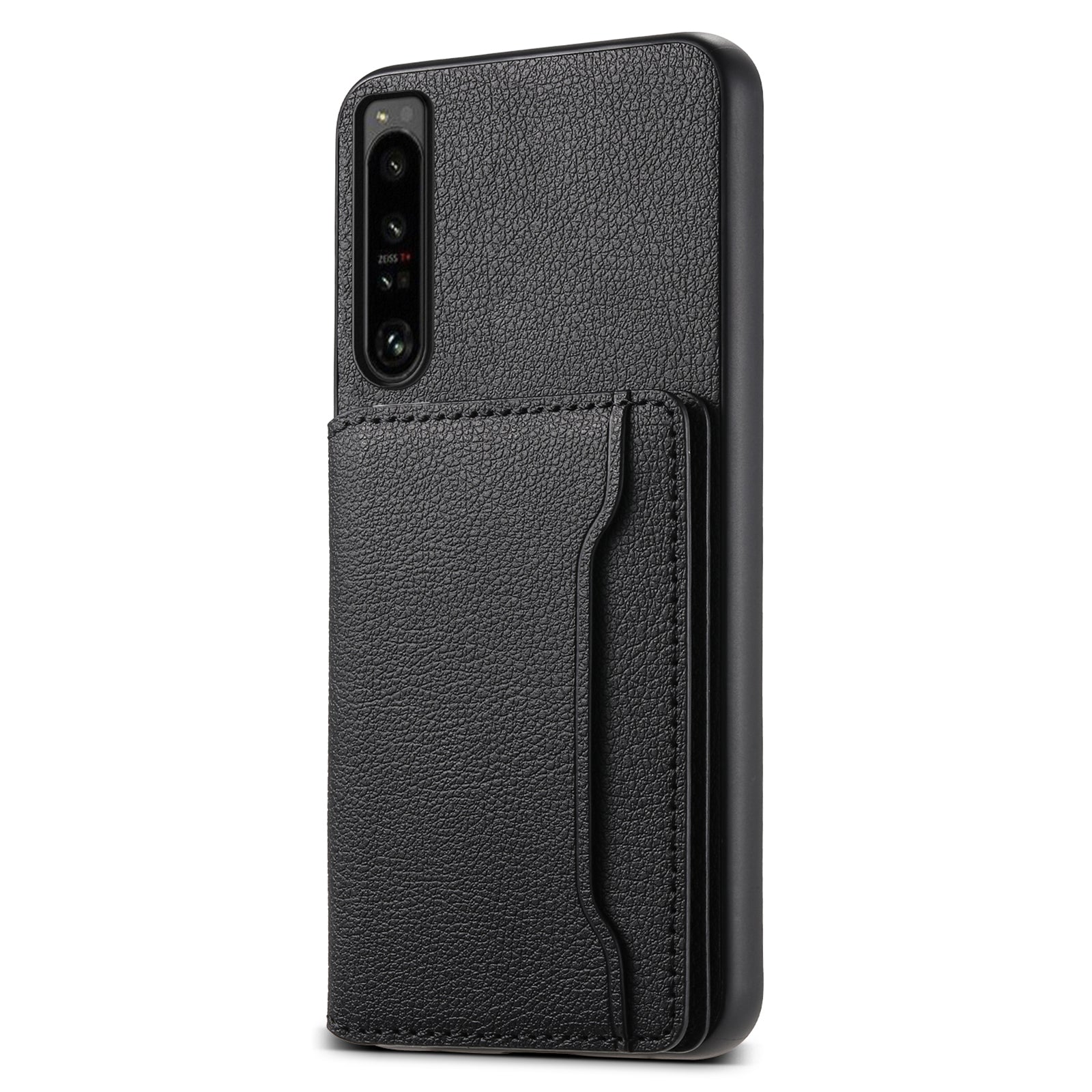 For Sony Xperia 1 IV 5G Back Case PU Leather Calf Texture Card Slots Phone Cover For Sony Xperia 1 IV 5G Back Case PU Leather Calf Texture Card Slots Phone Cover
